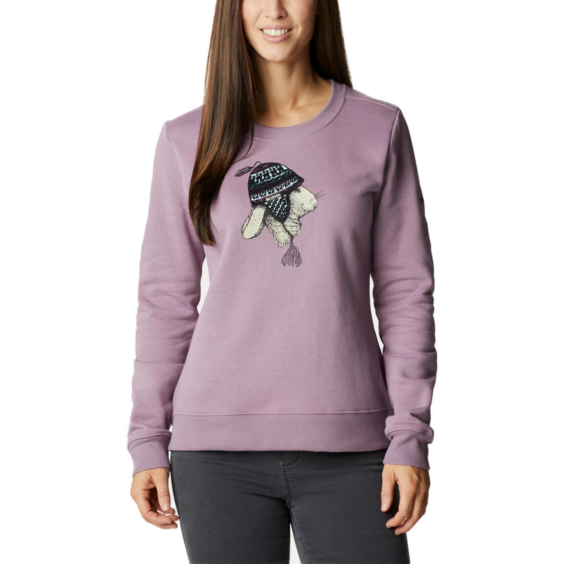 Sweatshirt för kvinnor Columbia Hart Mountain II Graphic Crew