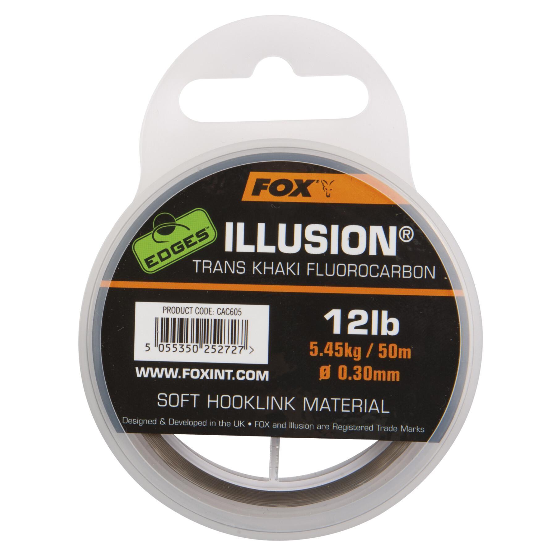 Illusion mjuk fluorocarbonkabel Fox 12lb/0.30mm Edges
