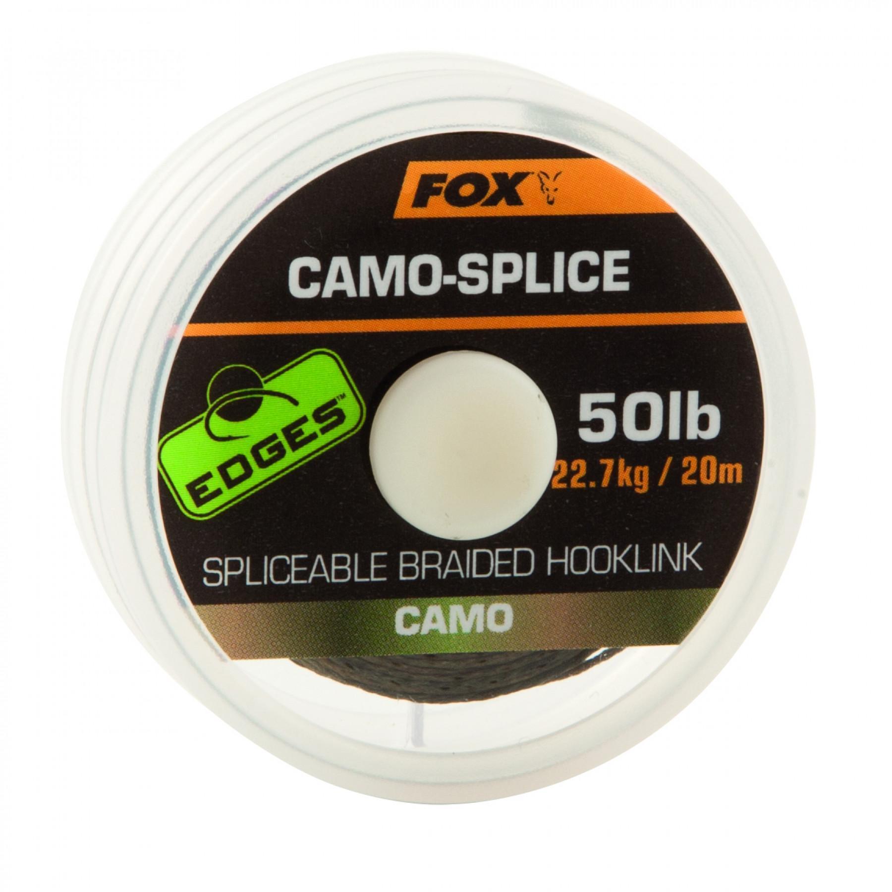 Flätad tråd Fox Camo-Splice 50lb Edges