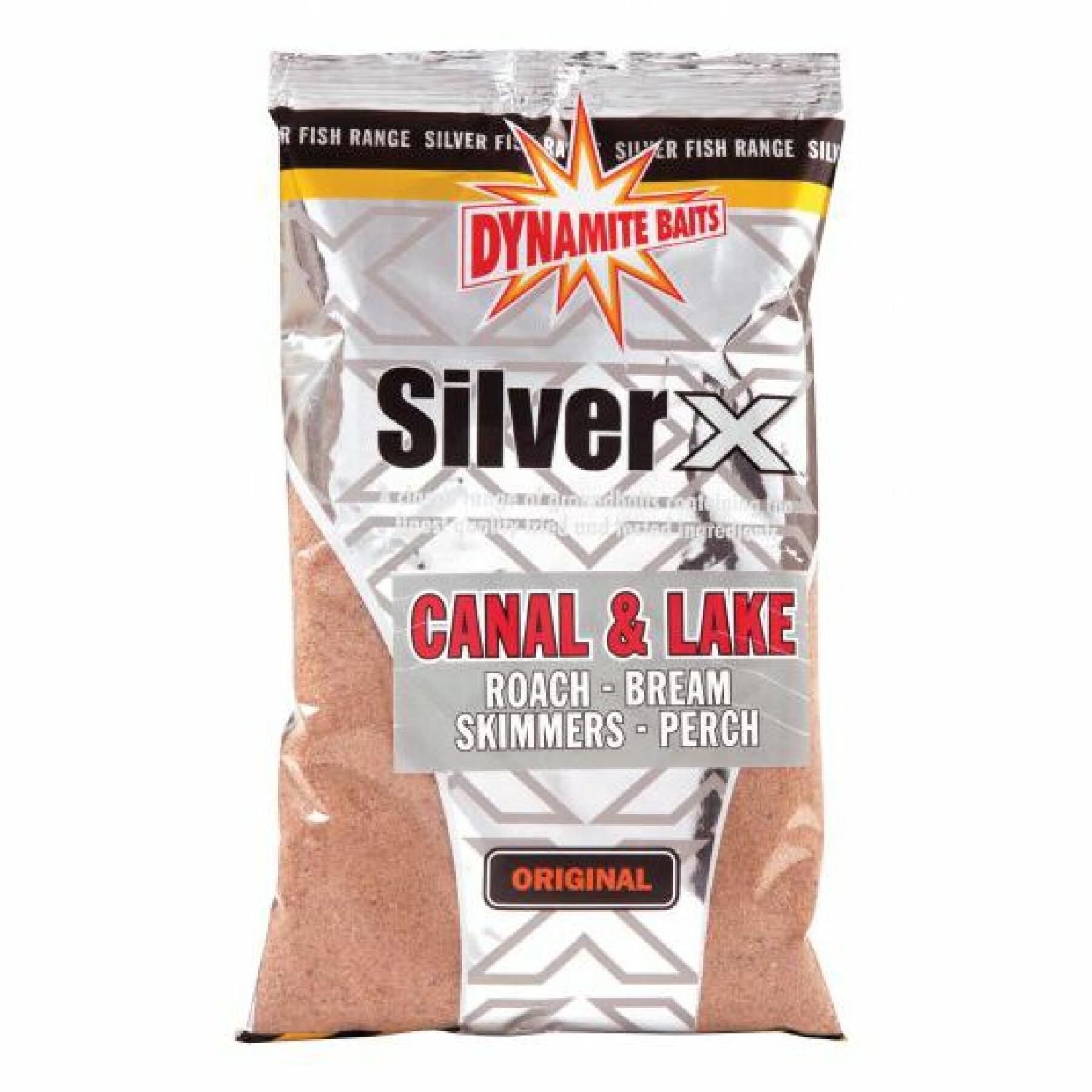 Grundläggande Dynamite Baits silver X canal and lake 1 kg