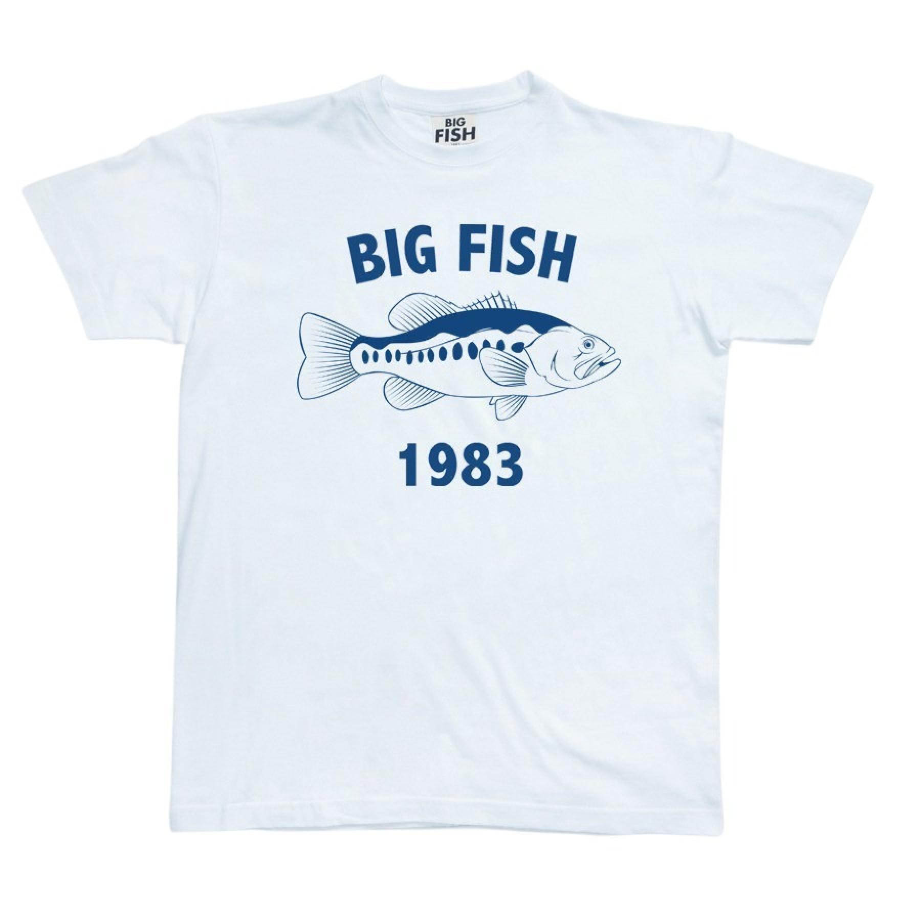 T-shirt med bass-logga i svart Big Fish