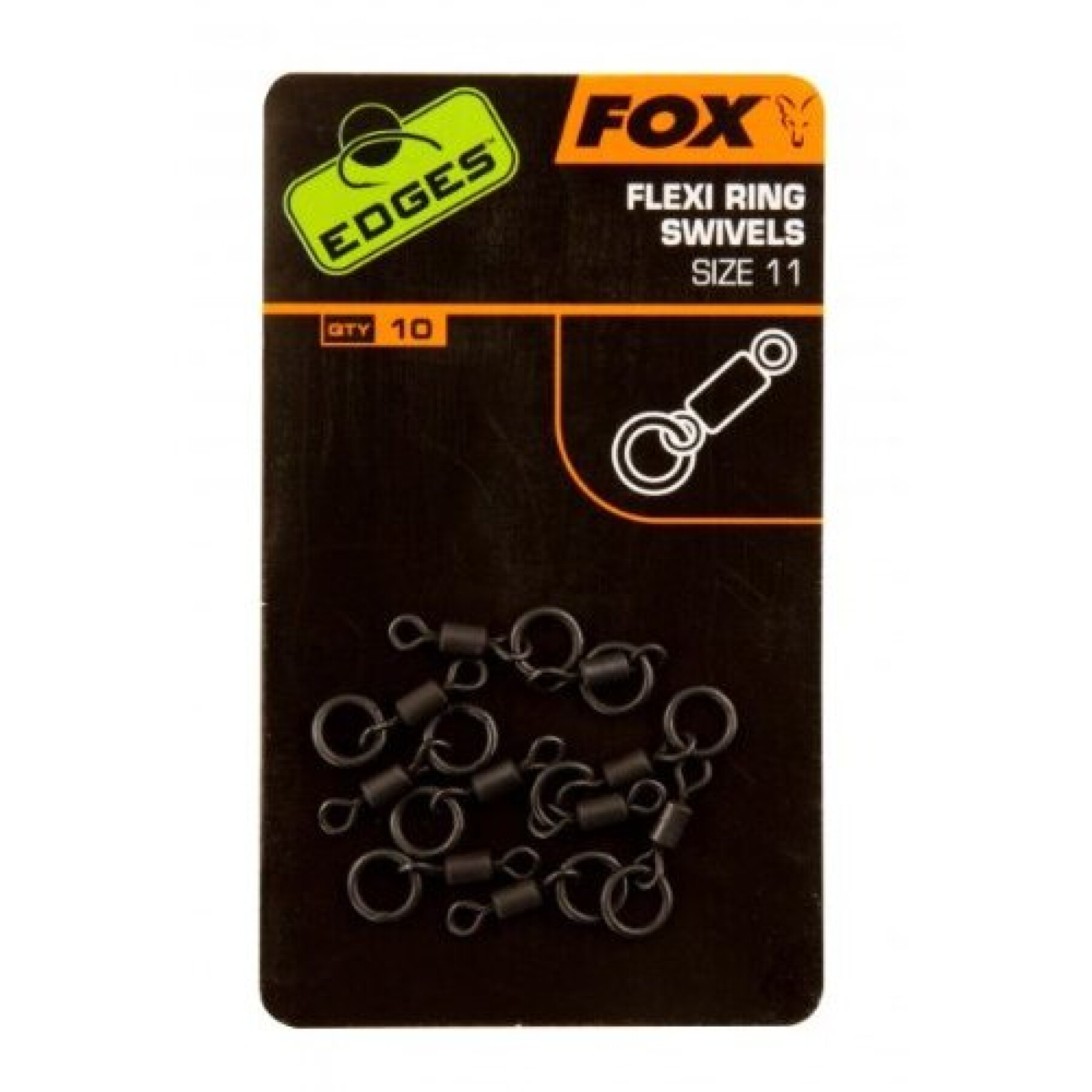 Flexi ring svivel Fox taille 10 Edges