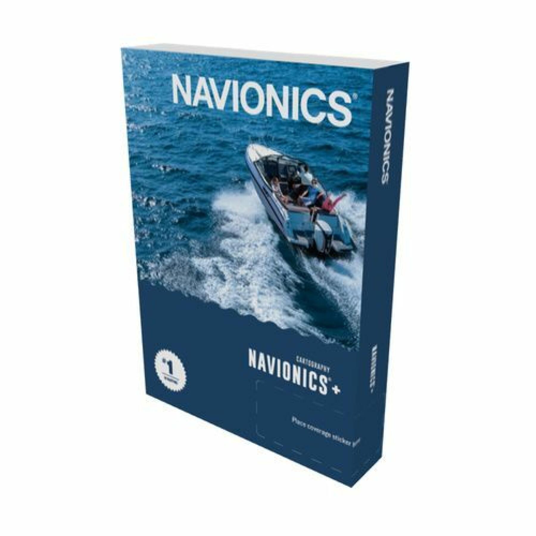 Navigationssjökort + reguljär sd - sydöstra Medelhavet Navionics