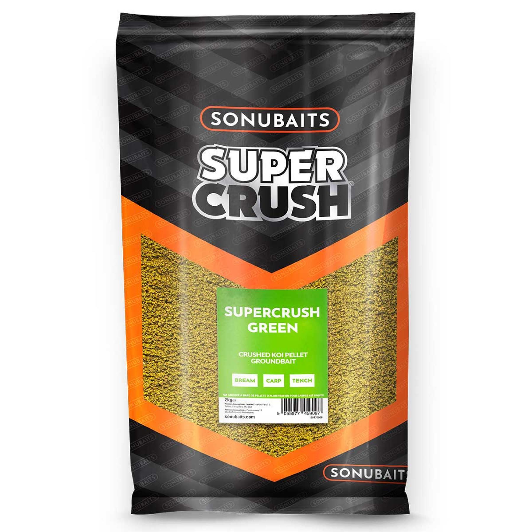 Blandning av näringsämnen Sonubaits Supercrush vert 2kg