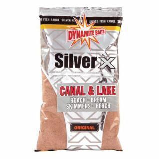 Grundläggande Dynamite Baits silver X canal and lake 1 kg
