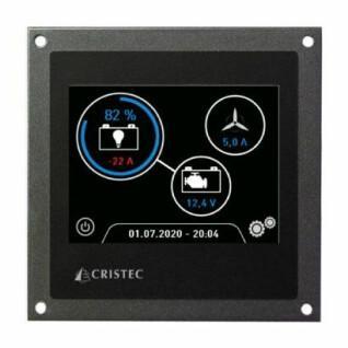 Digital batterimätare för övervakning Cristec