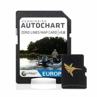 Zero line microsd navigationskort Humminbird – Europe