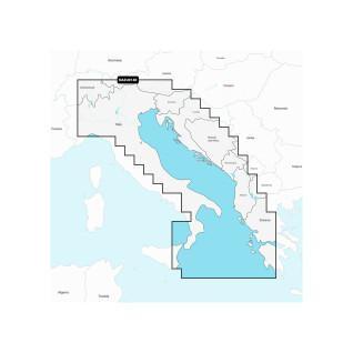 Navigationskarta + vanlig sd - Italien - Adriatiska havet Navionics