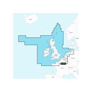 Navigationskarta + stor sd - Förenade kungariket - Irland - Nederländerna Navionics
