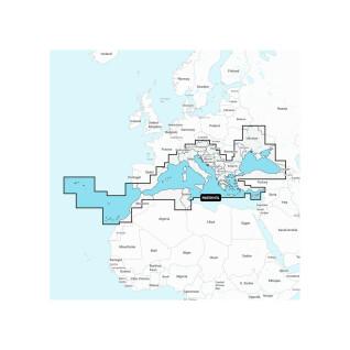 Navigationssjökort + stor sd - Medelhavet - Svarta havet platinum Navionics