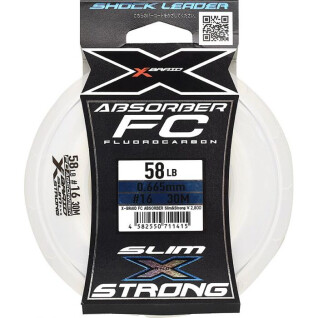 Flätad Xbraid X021 Fc Absorber Slim Strong - 58 Lbs
